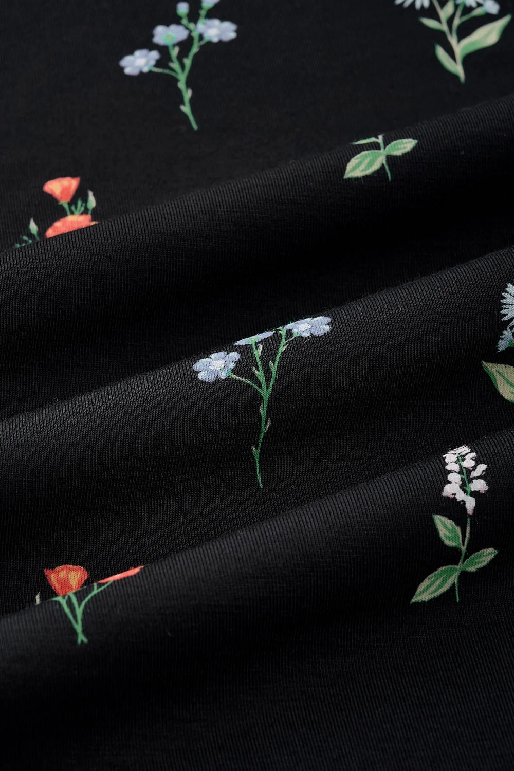 Kyte Baby - Midnight Wildflower Crib Sheet