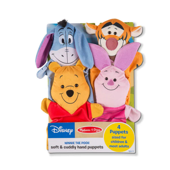 Melissa & Doug - Winnie the Pooh Soft & Cuddly Hand Puppets