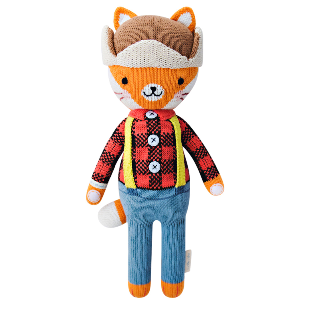 cuddle + kind - Wyatt the Fox Handknit Dolls