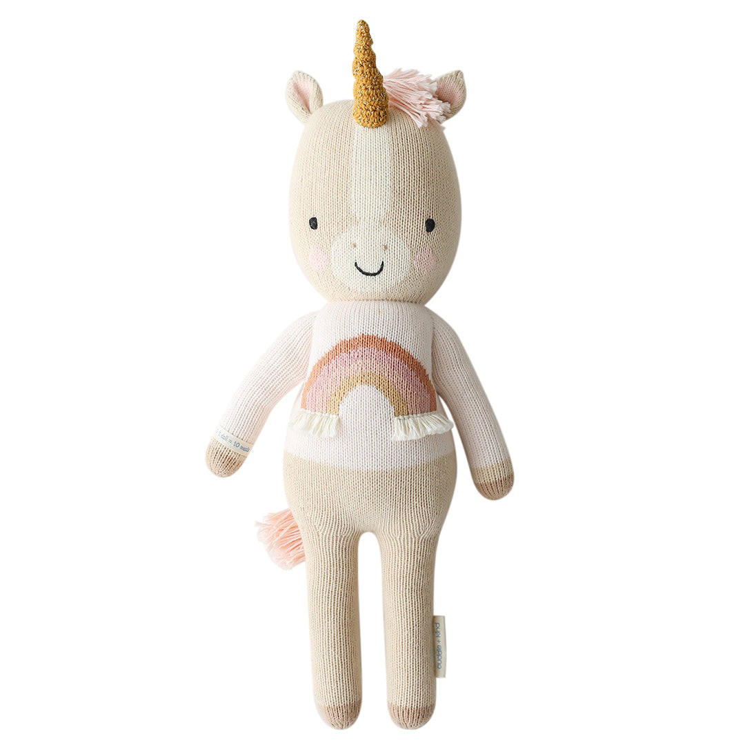 cuddle + kind - Zara the Unicorn Handknit Dolls