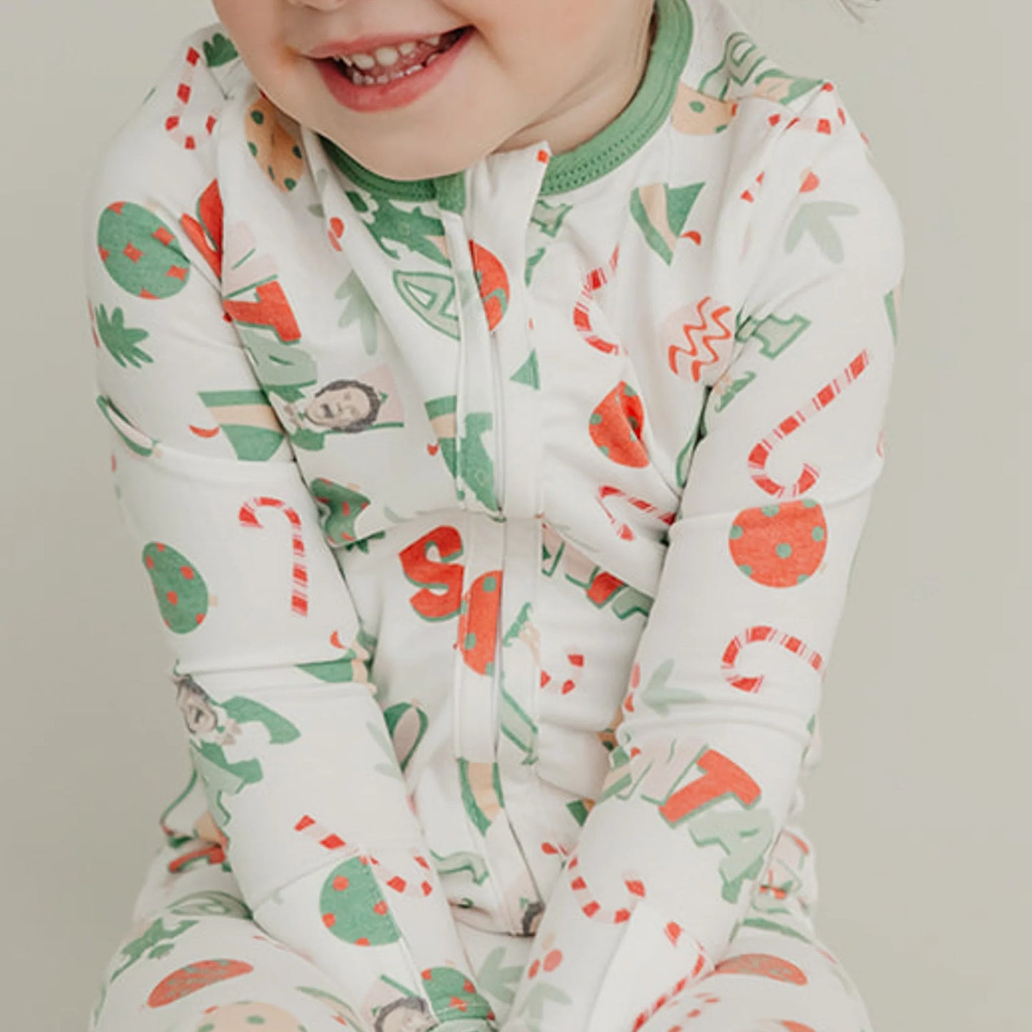 Copper Pearl - Elf Zip-Up Footie Pajama