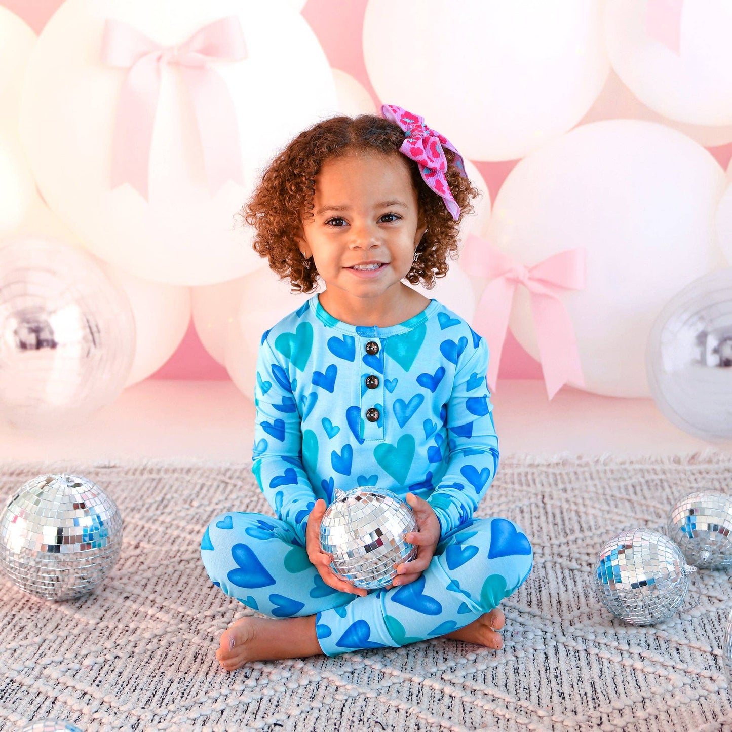 Gigi and Max - Cruz Two Piece Valentines Day Bamboo Lounge Set