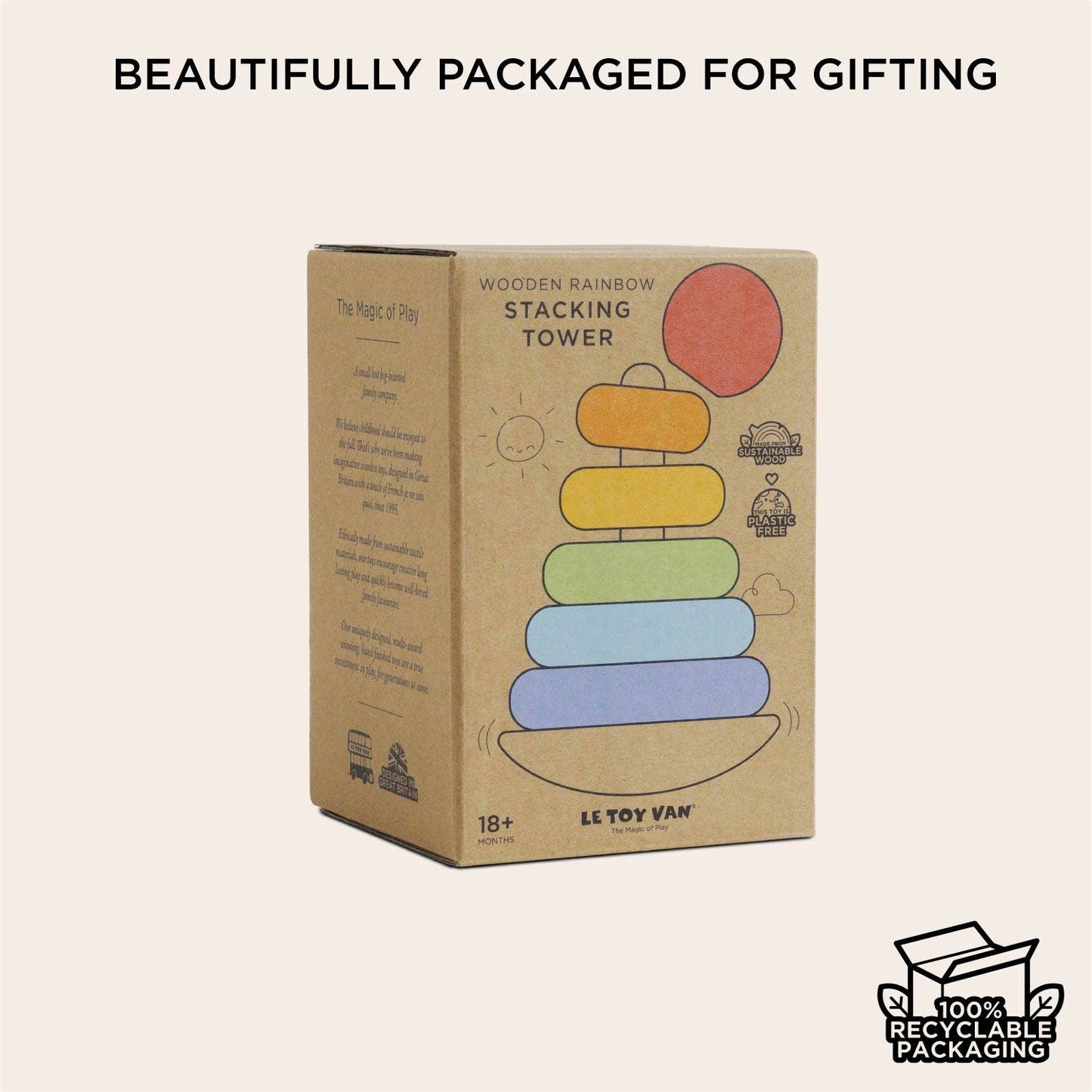 Le Toy Van, Inc. - Rainbow Stacking Tower