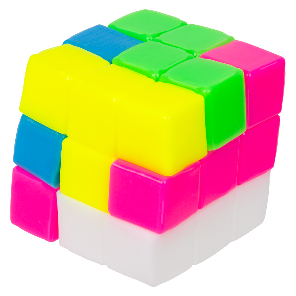 The Toy Network - (T) 2.5" STICKY STRETCH PUZZLE CUBE