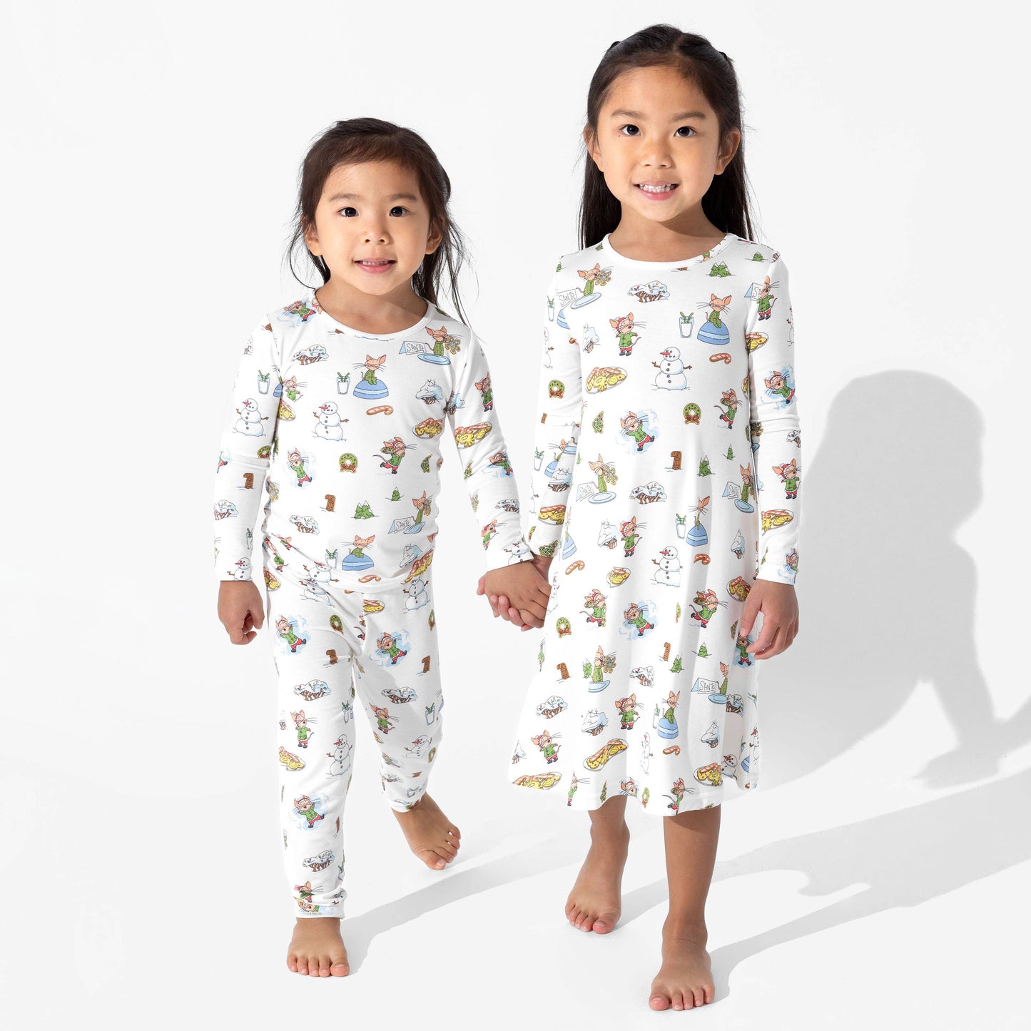 Bellabu Bear - If You Give A Mouse A Cookie Christmas Bamboo Kids Pajamas