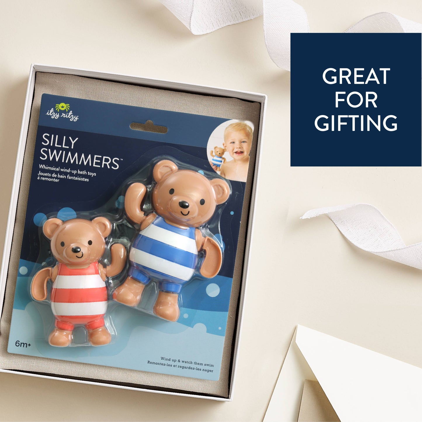 Itzy Ritzy - Silly Swimmers™ - Teddy Bear