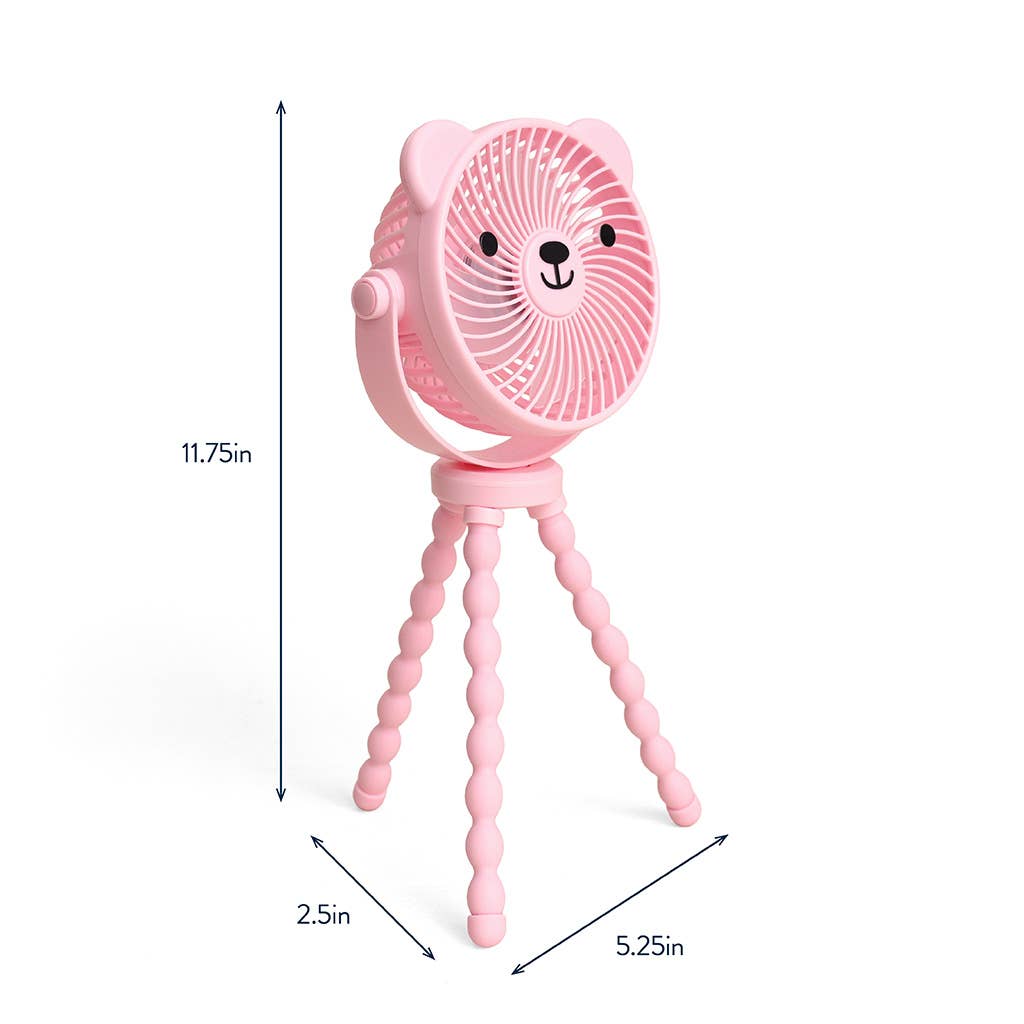 Itzy Ritzy - Itzy Breeze 3-Speed Stroller Fan™: Pink