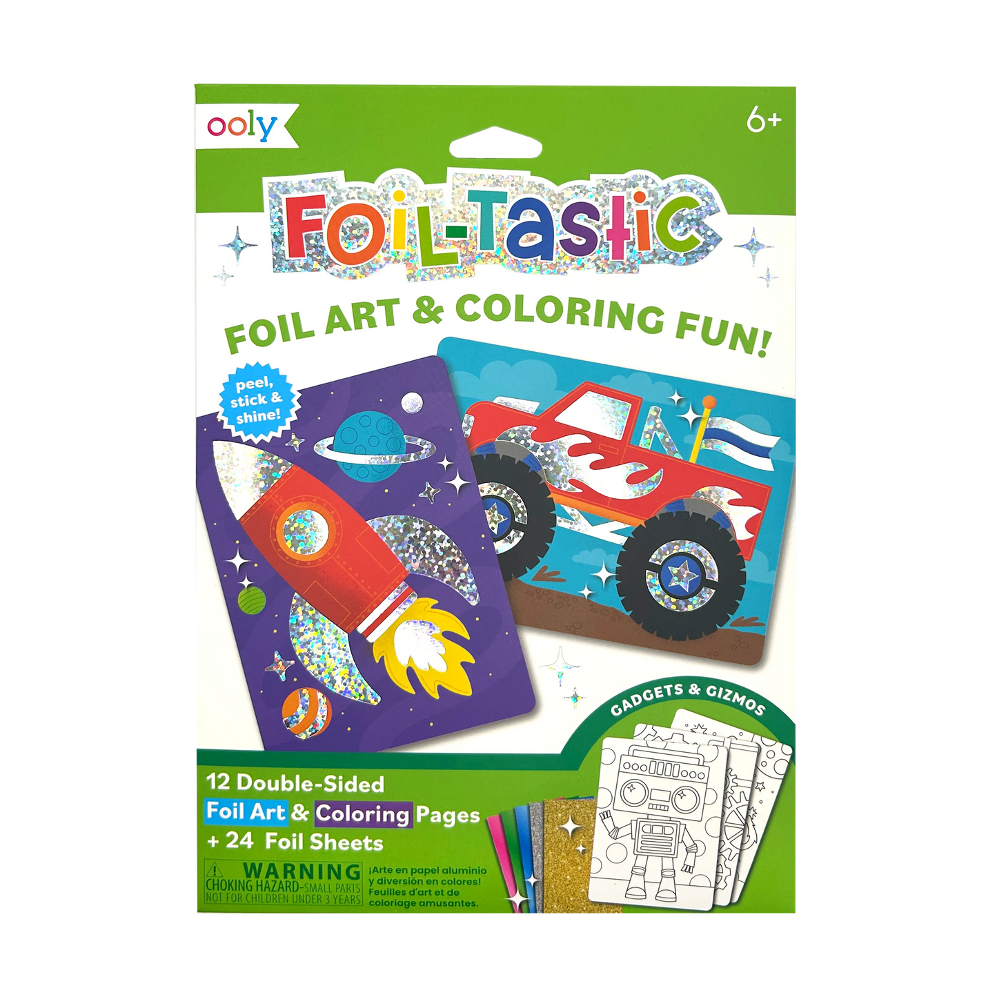 OOLY - Foil-tastic: Foil Art & Coloring Fun - Gadgets & Gizmos