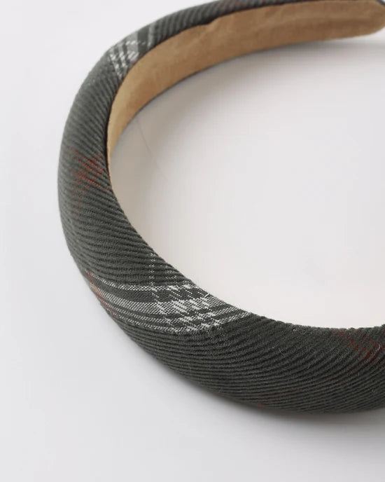 Rylee + Cru - Padded Headband || Holiday Plaid