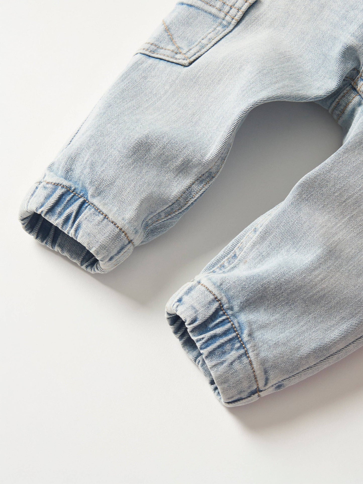 Little Bipsy - Cargo Denim Jogger - Light Wash