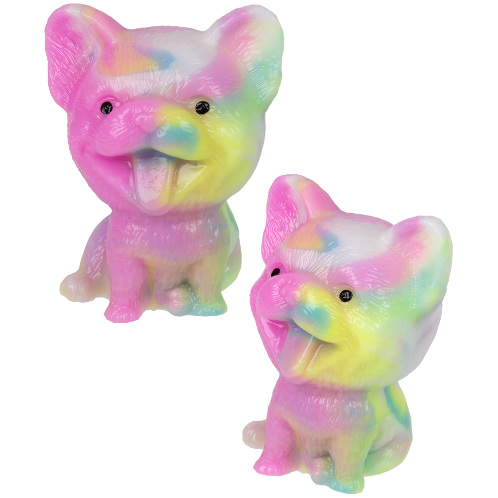 The Toy Network - (T) 2.75" STICKY RAINBOW CORGI