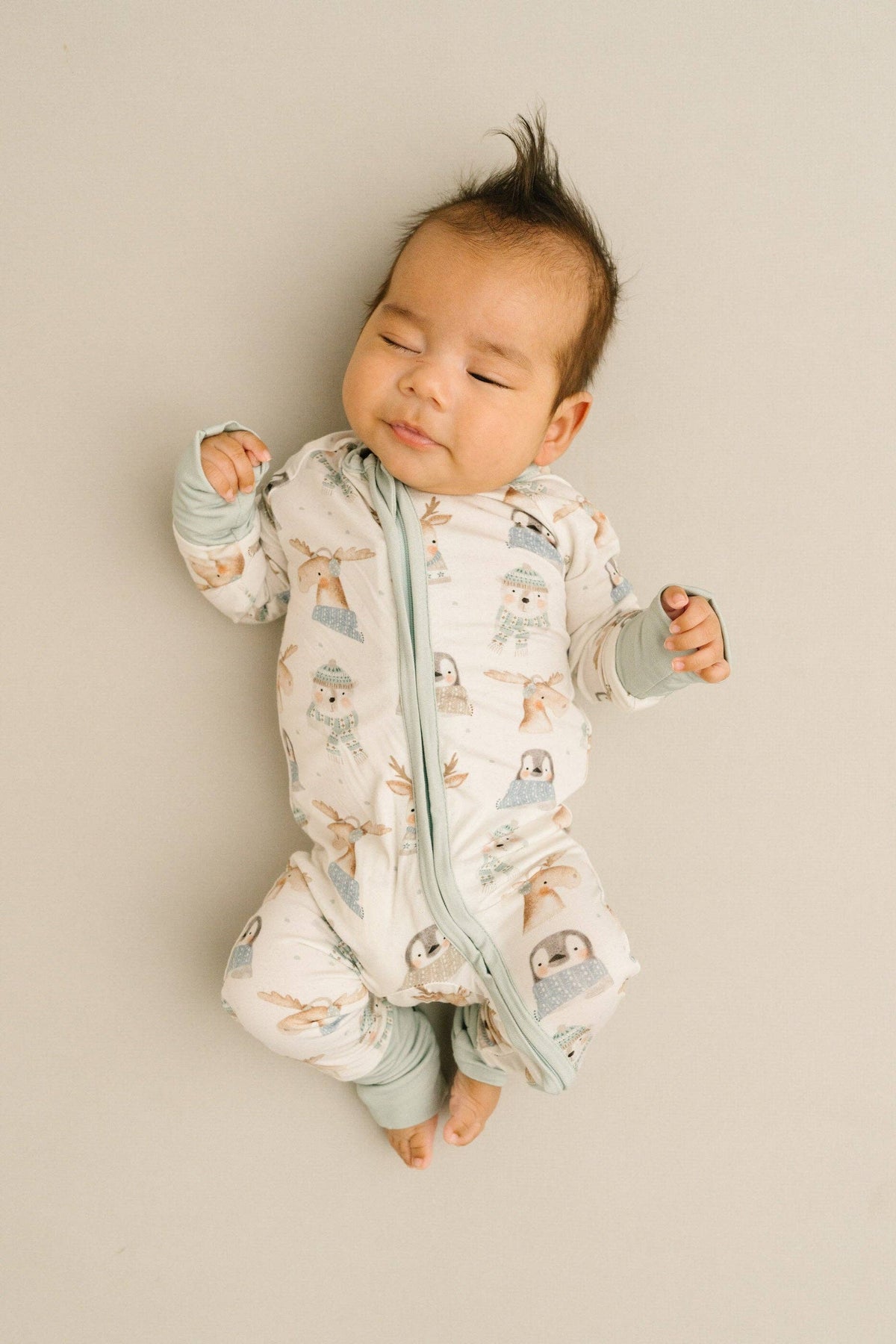Little One Shop - Frosty Friends Bamboo Sleeper PJ