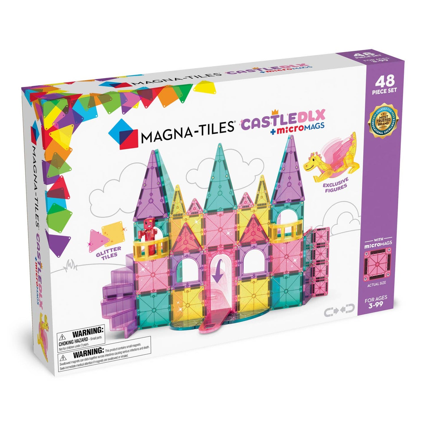Magna-Tiles - Magna-Tiles Castle DLX 48-Piece Set