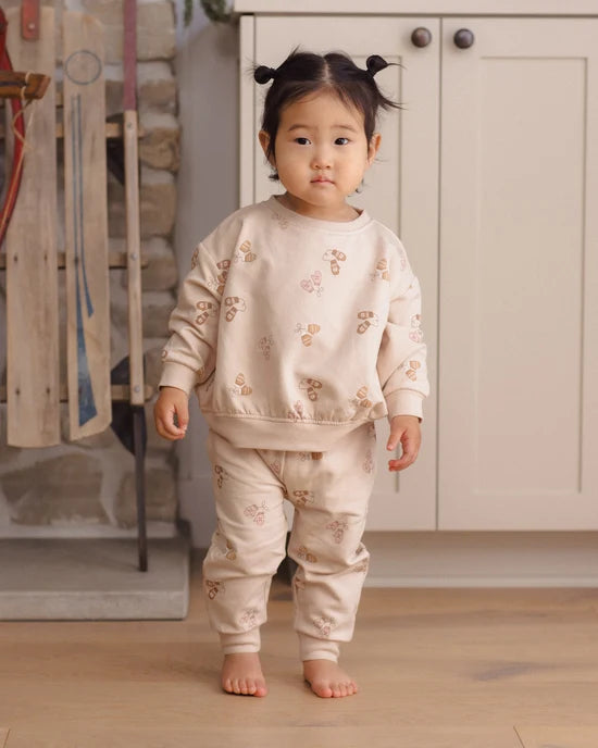 Quincy Mae - Relaxed Fleece Sweatshirt || Mittens