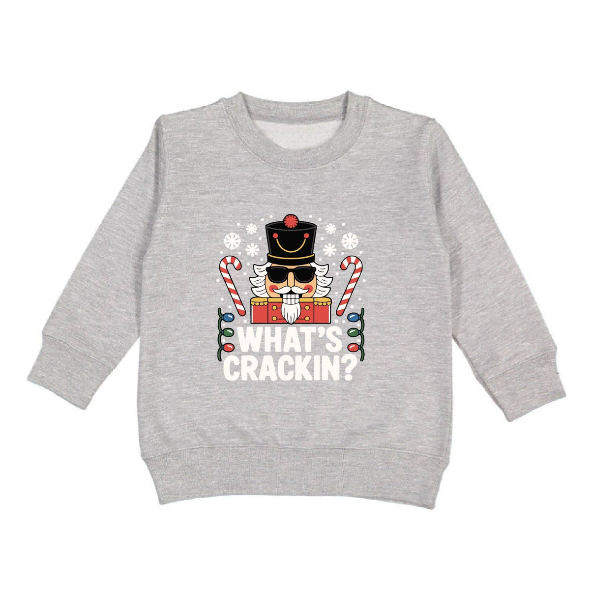 Sweet Wink - What's Crackin Christmas Sweatshirt - Kids Clothing -Holiday