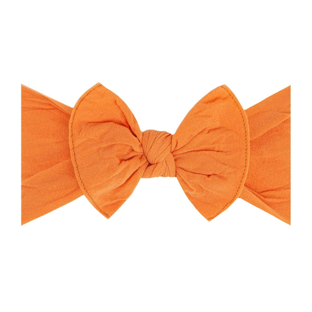 Baby Bling Bows - Original Knot headband: Tiger orange