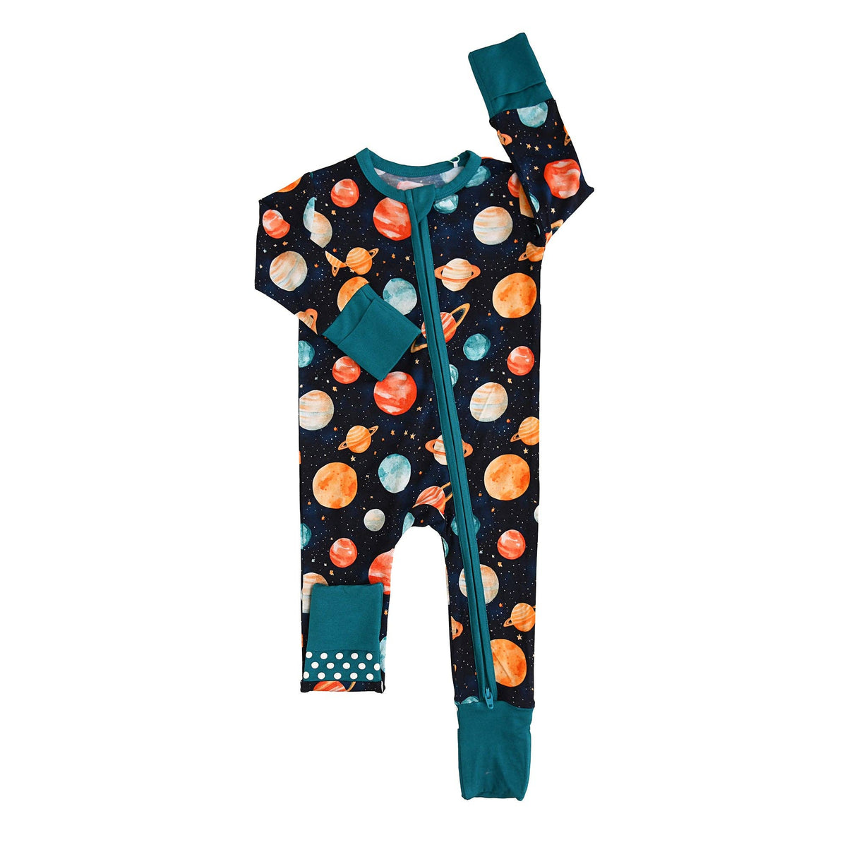 Gigi and Max - Harrison ZIP Bamboo PJ Romper
