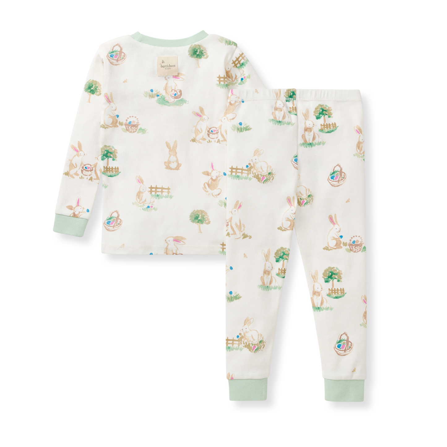 Burt's Bees Baby - Bunny Egg Hunt Organic Cotton Two-Piece Pajamas