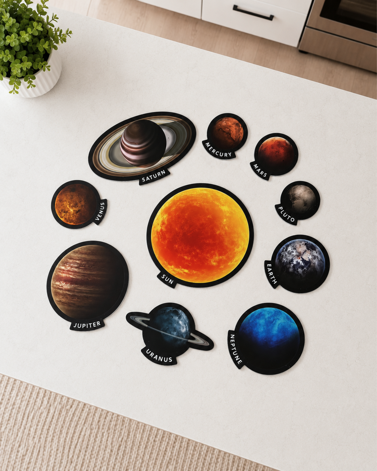 Cherrypick - Solar System Magnets (10pc oversized set)