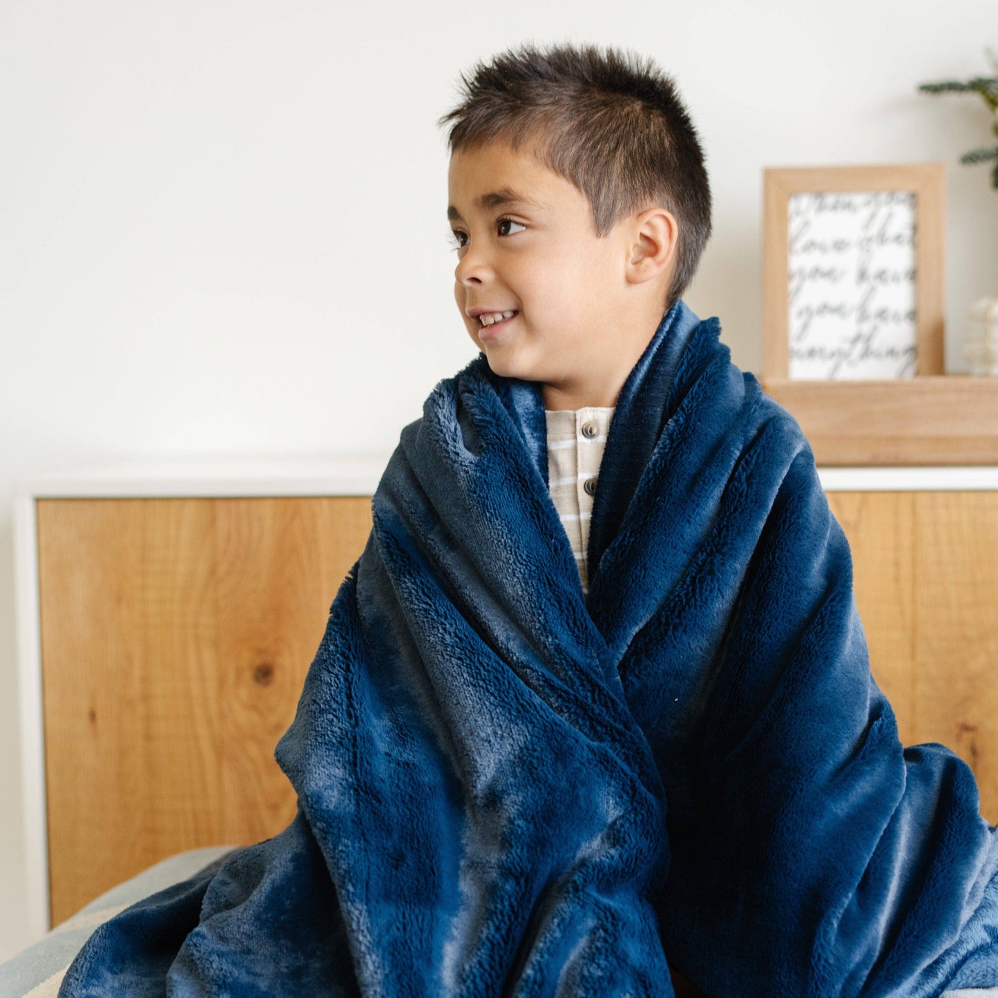 Saranoni - LUSH TODDLER BLANKETS: Navy