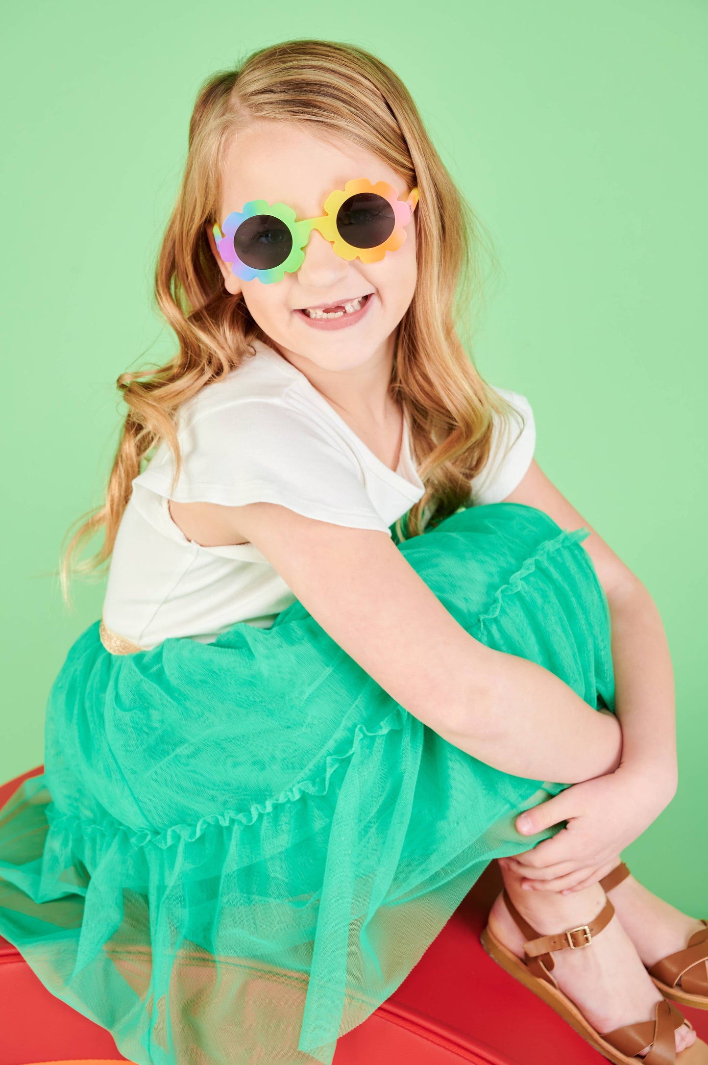 Babiators - Baby Sunglasses Original Flower: Flower Power | Smoke Lenses