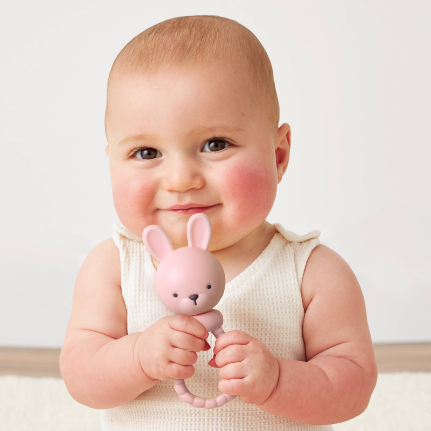 Itzy Ritzy - Pink Bunny Sweetie Rattle™