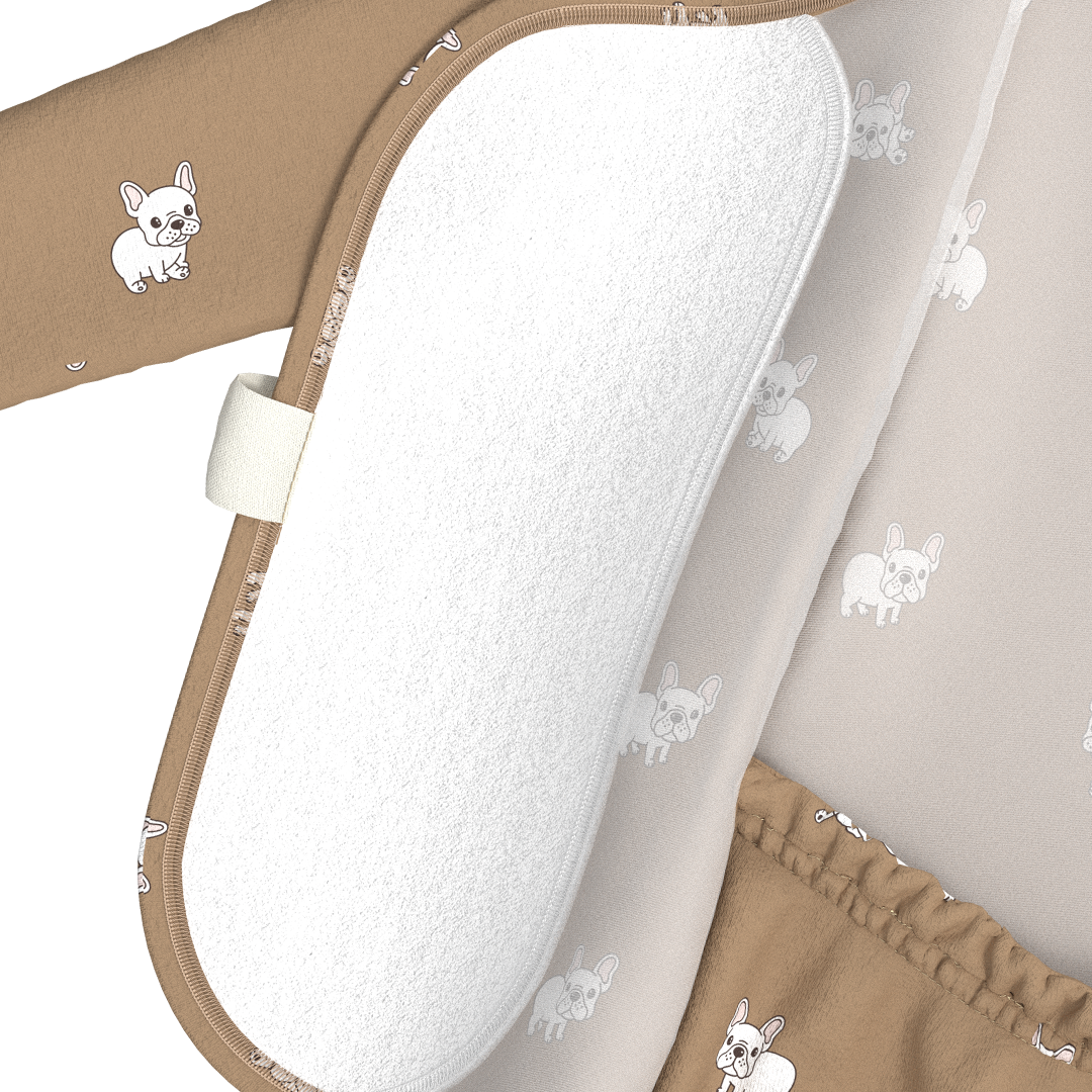 Bonsie Skin to Skin Babywear - Footie - Frenchie