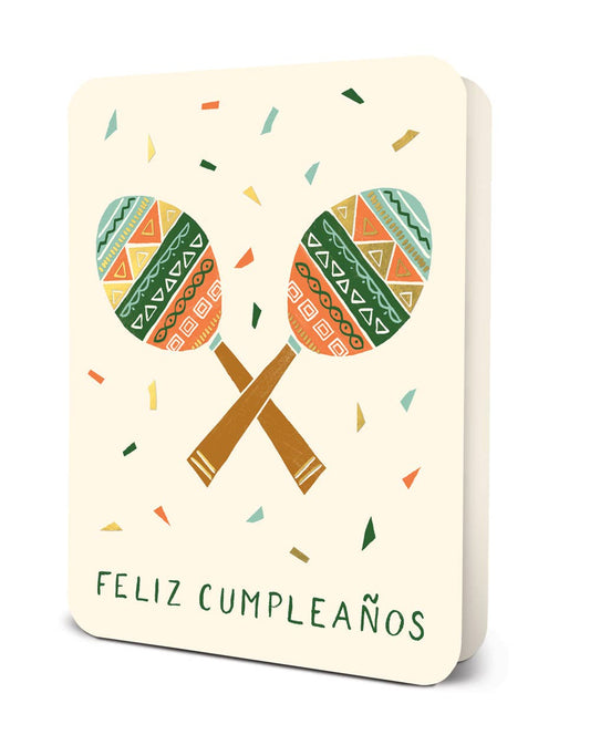 Studio Oh! - Birthday Maracas Deluxe Greeting Card