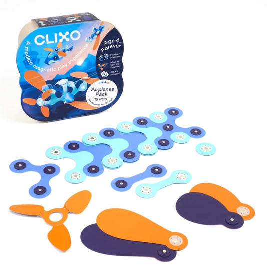 Clixo - Airplane Pack - 15 Pieces