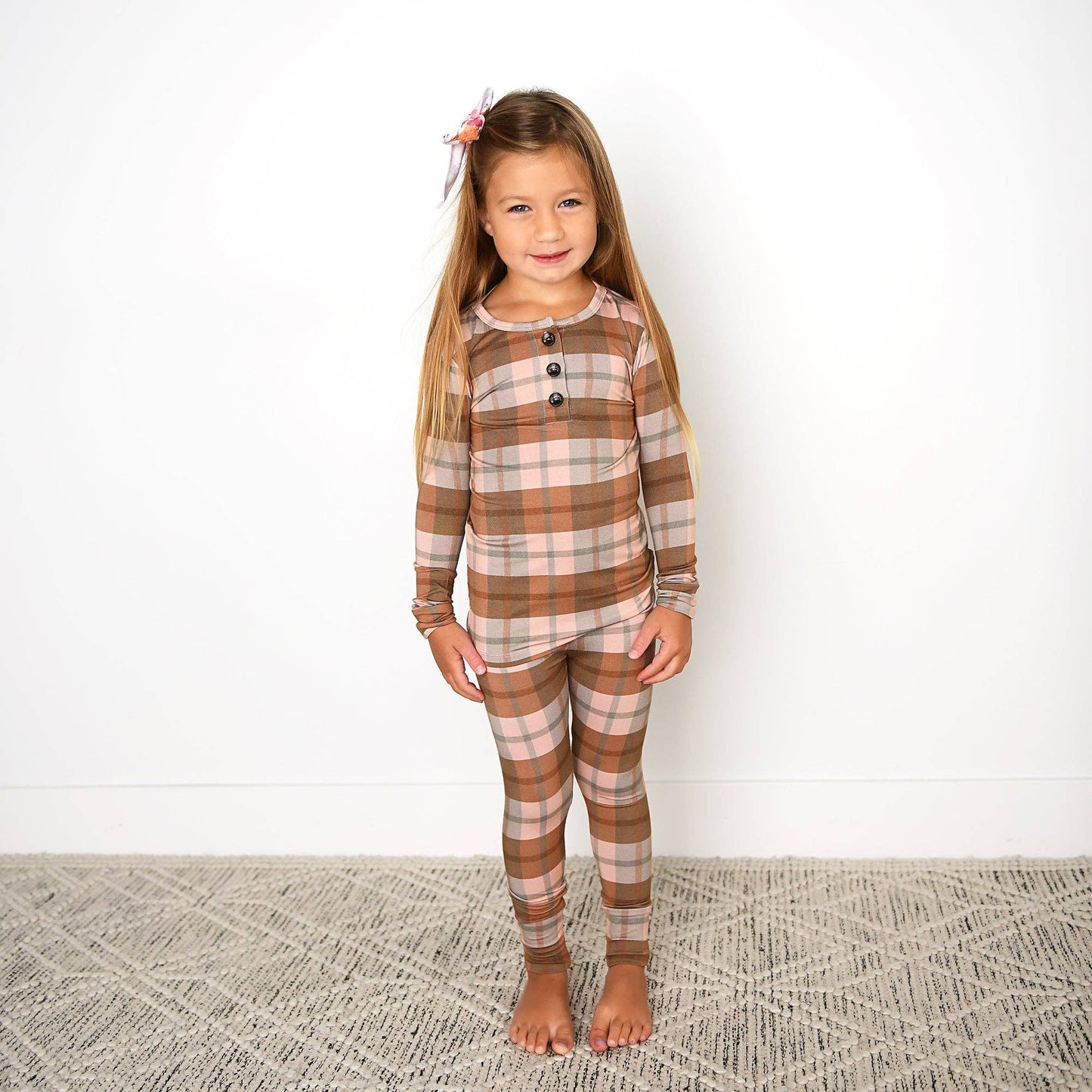 Gigi and Max - Asher TWO PIECE Bamboo Plaid PJ Set