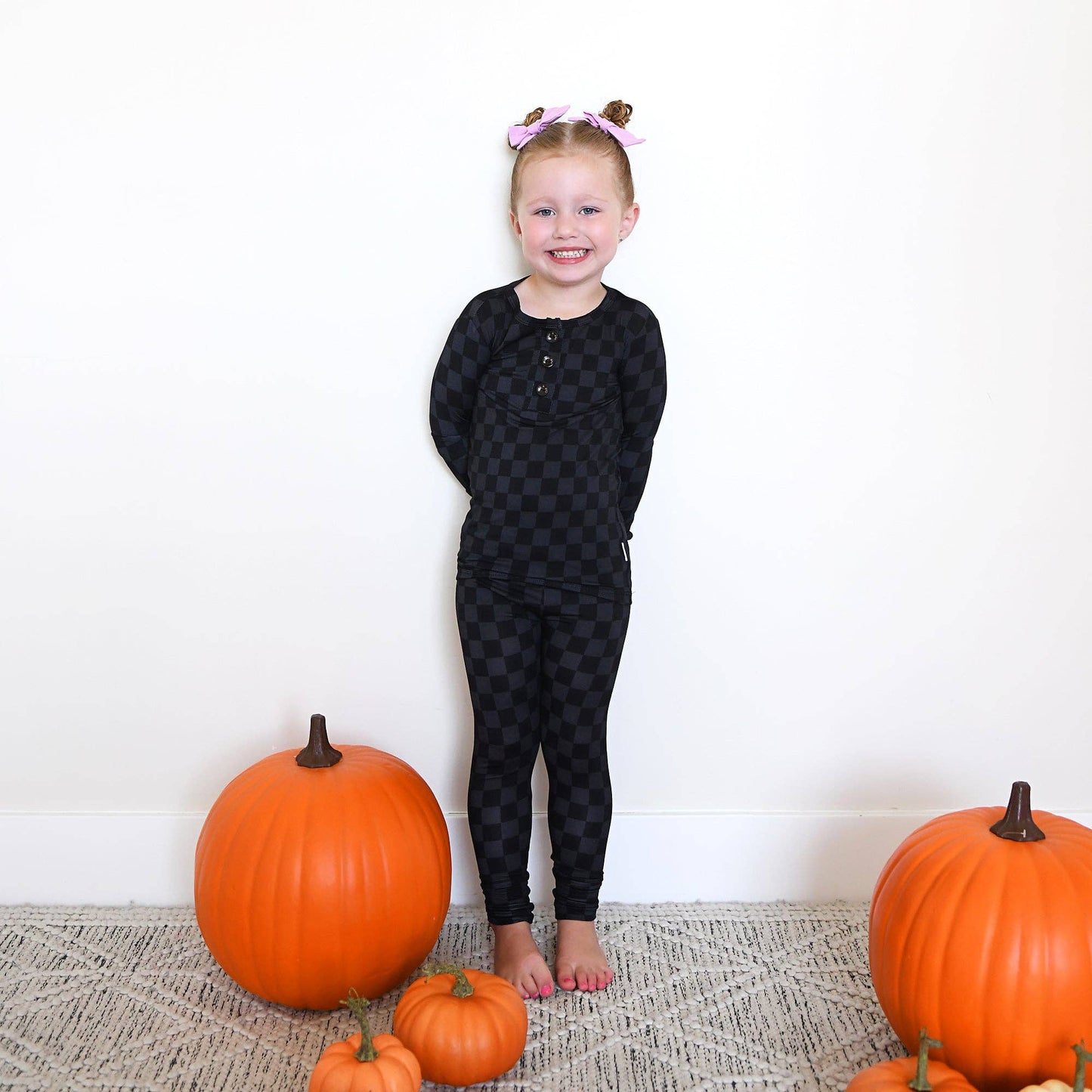 Gigi and Max - Frankie TWO PIECE Bamboo Checks PJ Set