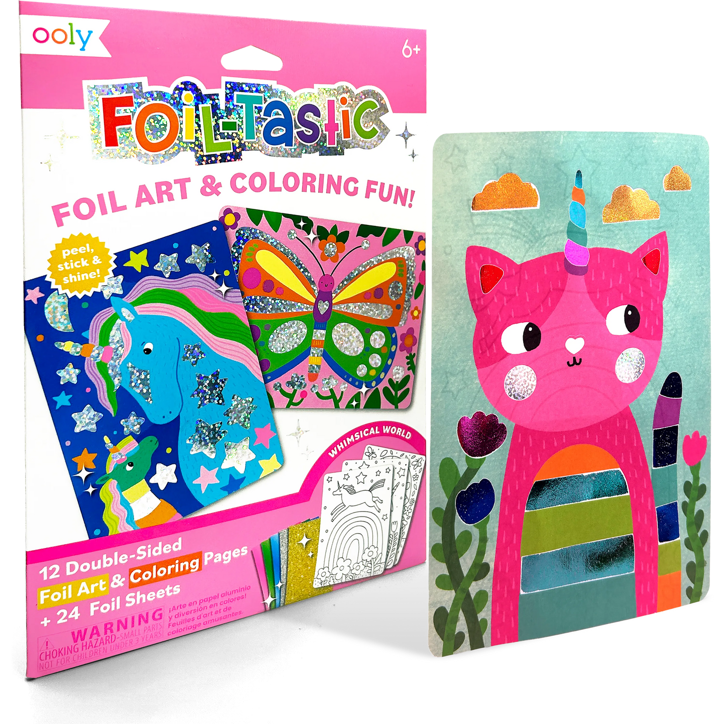 OOLY - Foil-tastic: Foil Art & Coloring Fun - Whimsical World