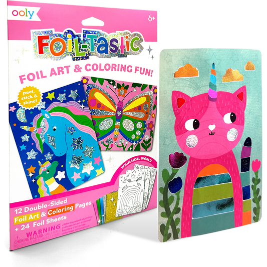 OOLY - Foil-tastic: Foil Art & Coloring Fun - Whimsical World