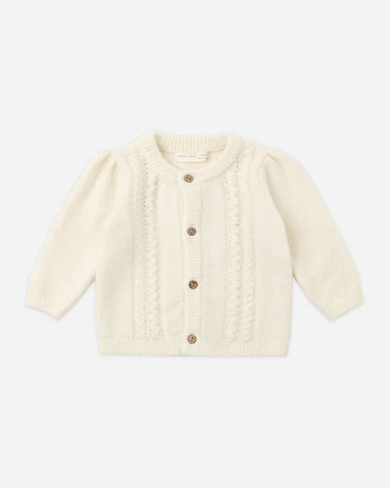 Quincy Mae - Holly Cardigan || Natural