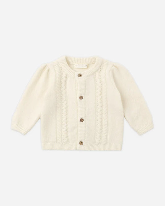 Quincy Mae - Holly Cardigan || Natural