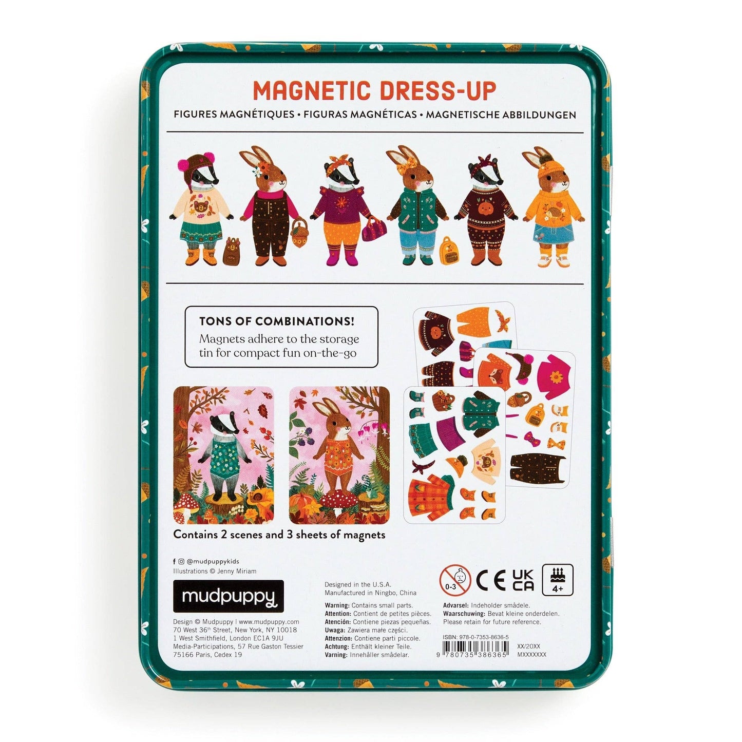 Chronicle Books - Folklore Forest Magnetic Dress-up Play Set