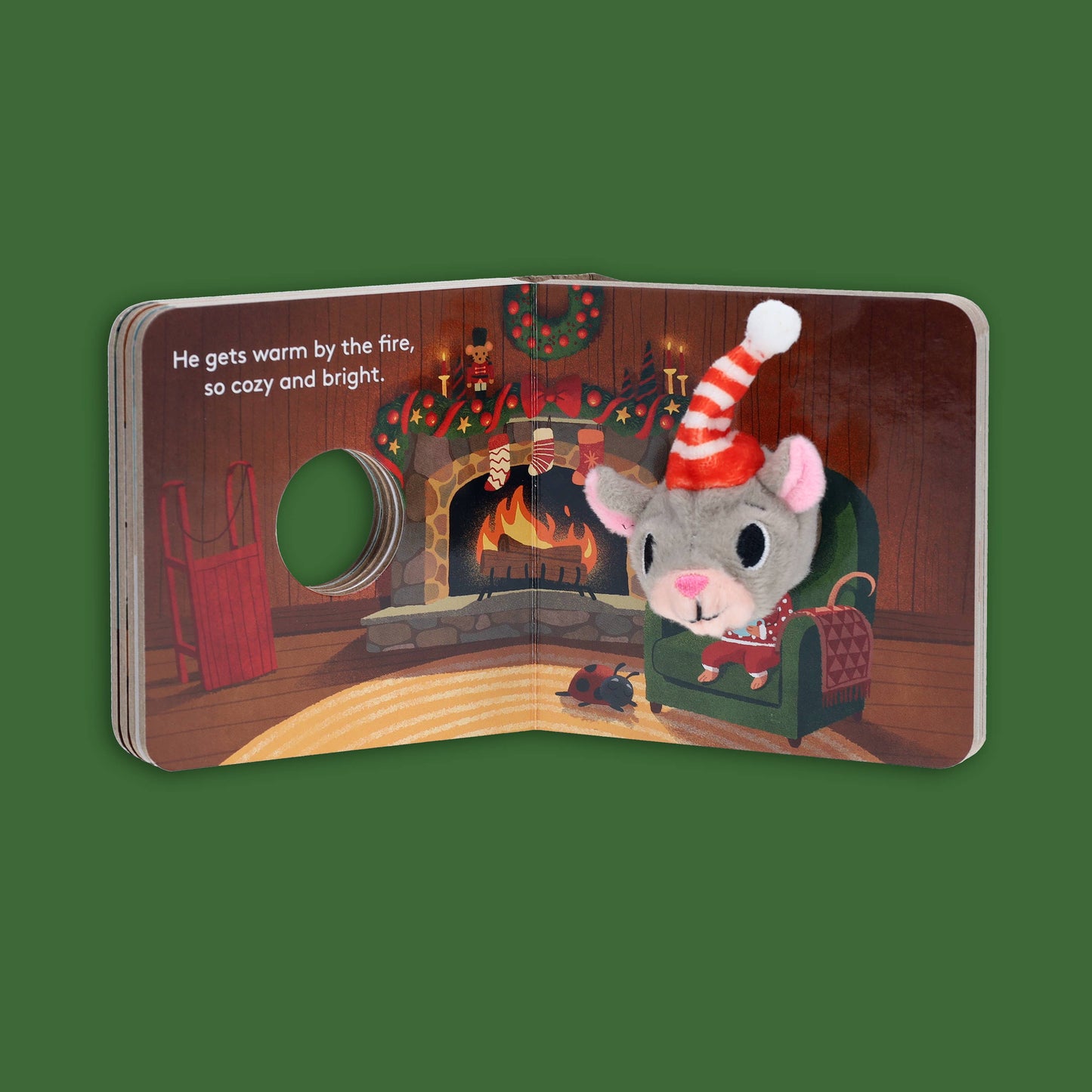 Chronicle Books - Christmas Mouse: Finger Puppet Book