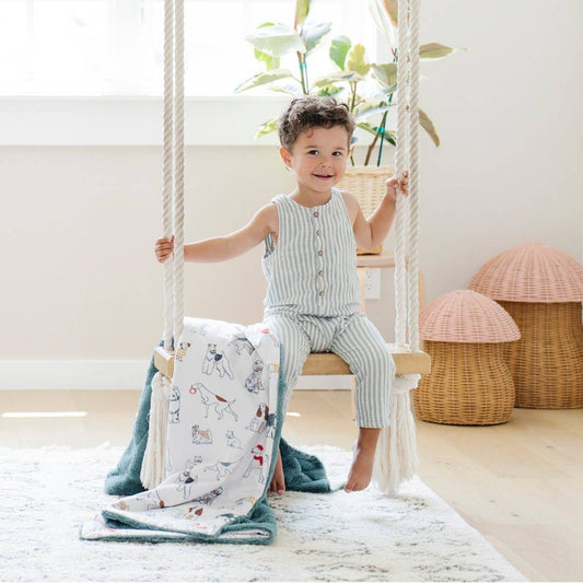 Saranoni - MINKY/LUSH TODDLER BLANKETS: Dogs