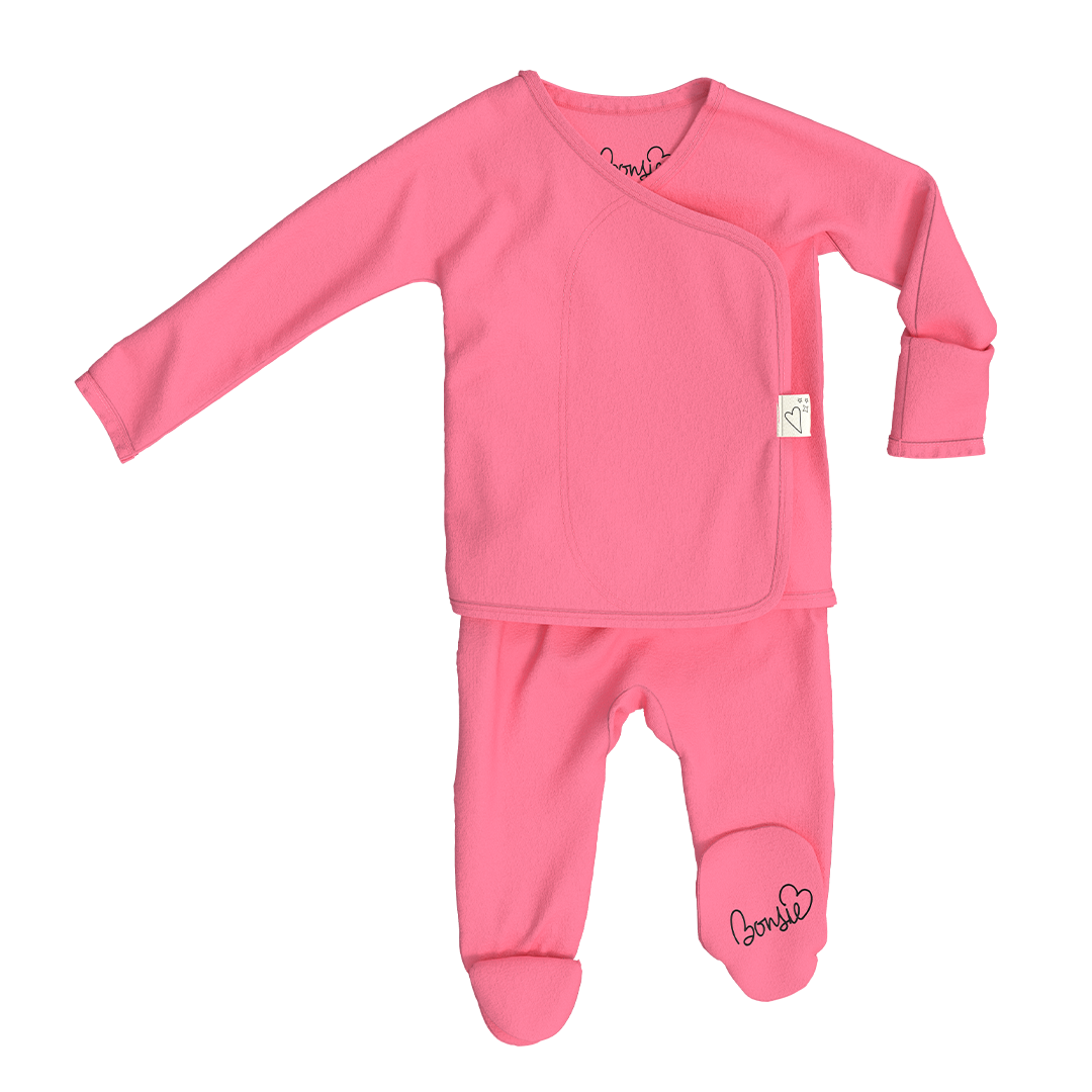 Bonsie Skin to Skin Babywear - Footie - Pinky Promise