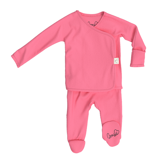 Bonsie Skin to Skin Babywear - Footie - Pinky Promise
