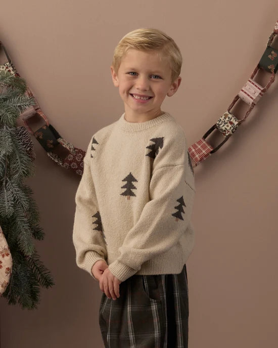 Rylee + Cru - Aspen Sweater || Tree Jacquard