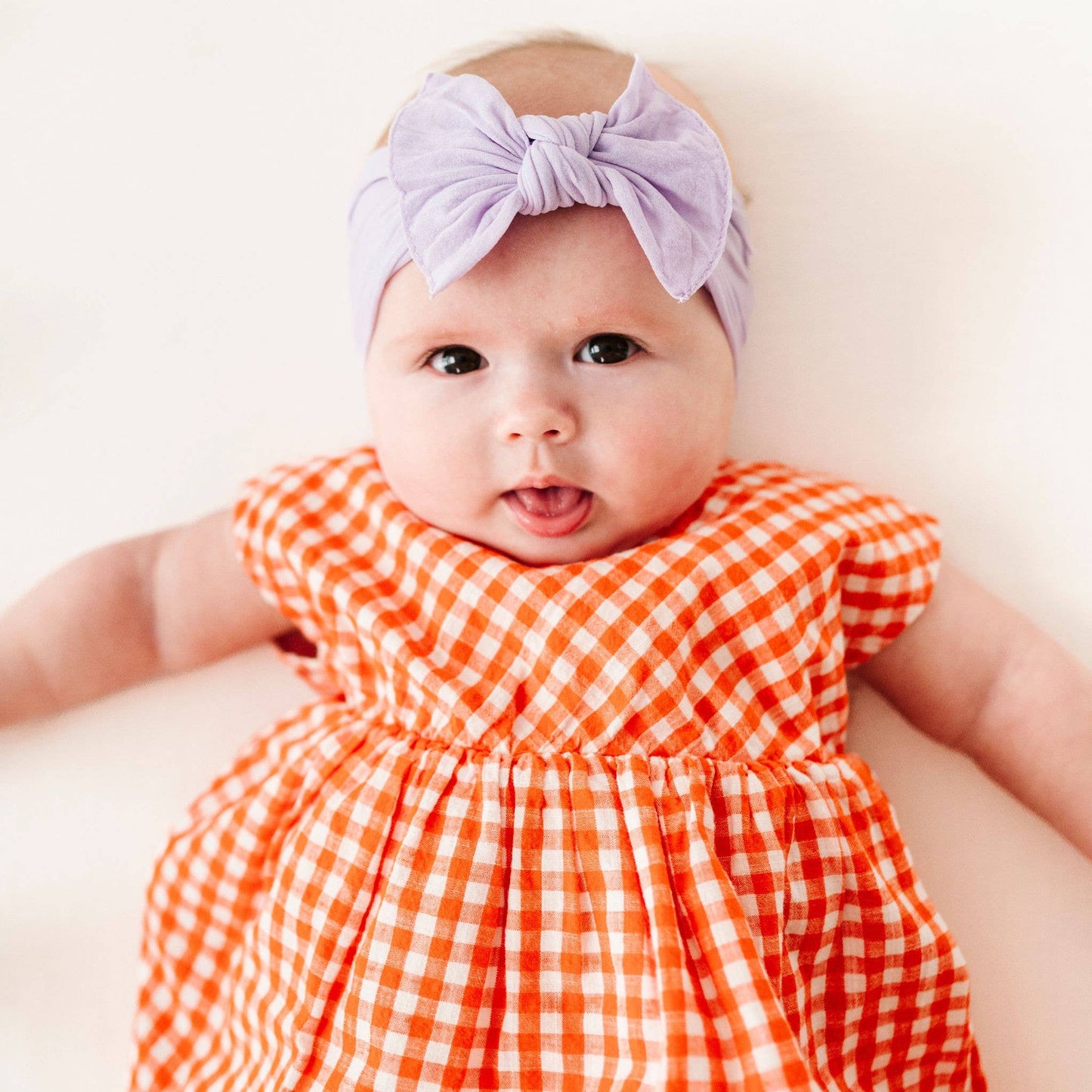 Baby Bling Bows - Baby Bling® The Original Knot soft nylon headband: Light orchid