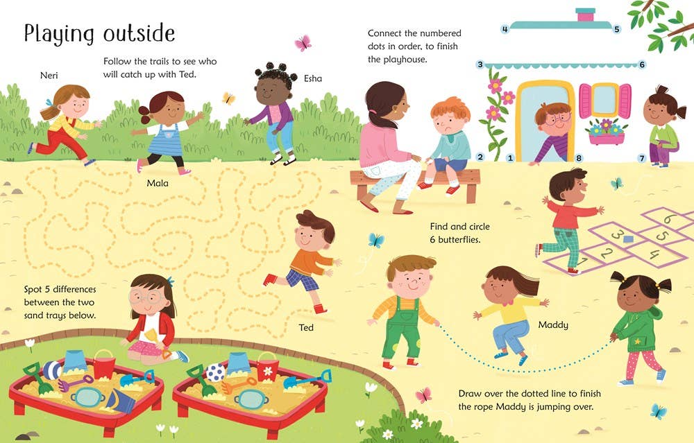 HarperCollins - Wipe-Clean Starting School Activities : Usborne