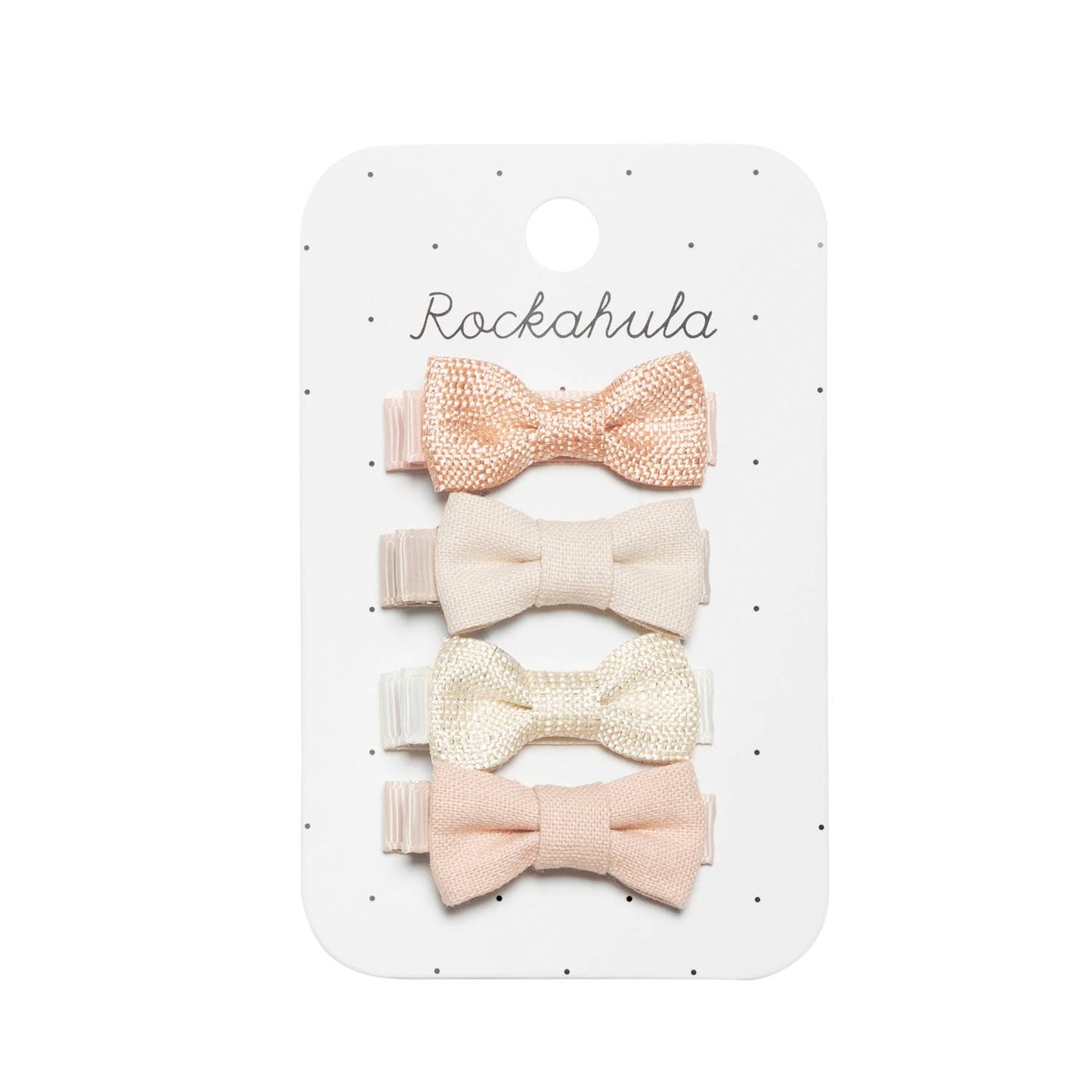 Rockahula Kids US - Linen Mini Bow Clips