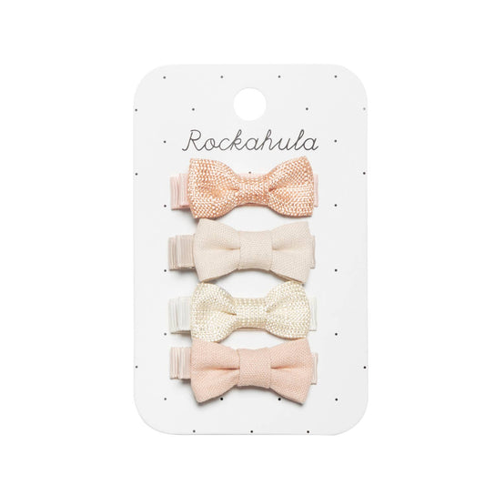 Rockahula Kids US - Linen Mini Bow Clips