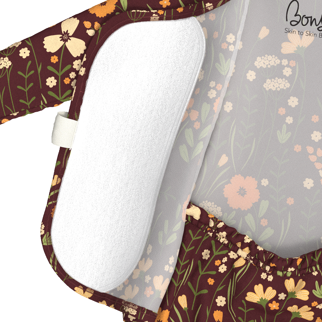 Bonsie Skin to Skin Babywear - Footie - Autumn Meadow