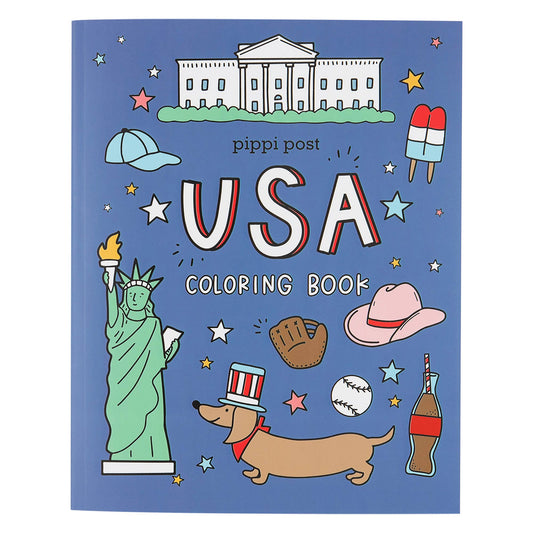 Pippi Post - USA Coloring Book
