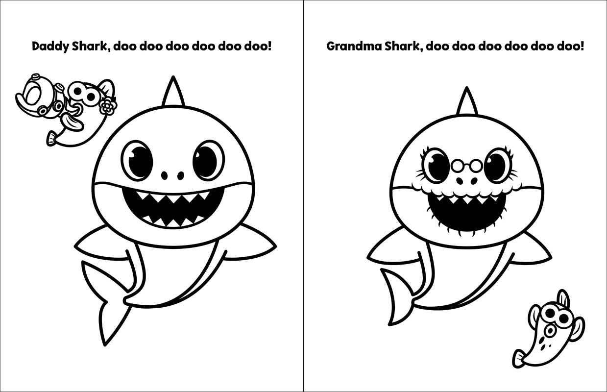 Simon & Schuster - Baby Shark: My First Big Book of Coloring by Pinkfong: Paperback; 192 pages / English