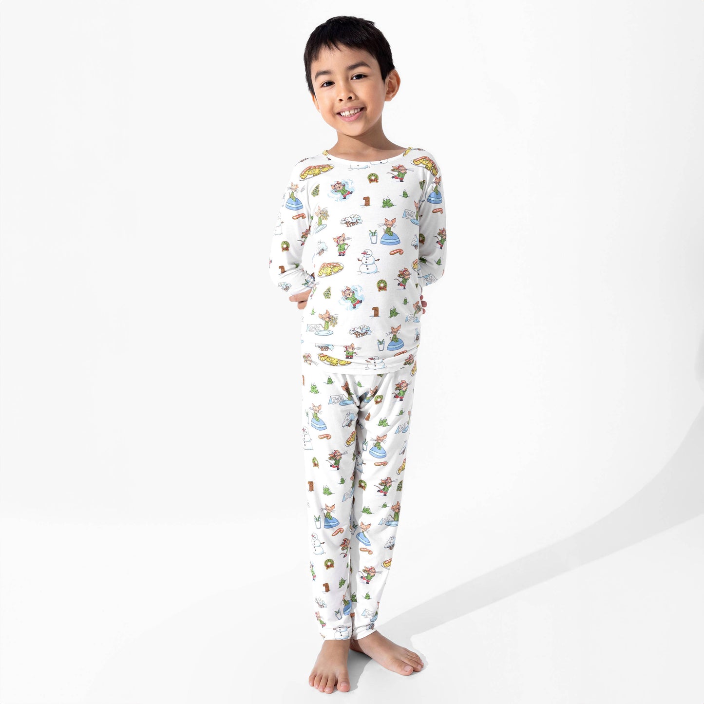 Bellabu Bear - If You Give A Mouse A Cookie Christmas Bamboo Kids Pajamas