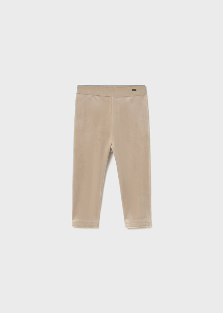 Mayoral - Basic Velvet Leggings - Toffee